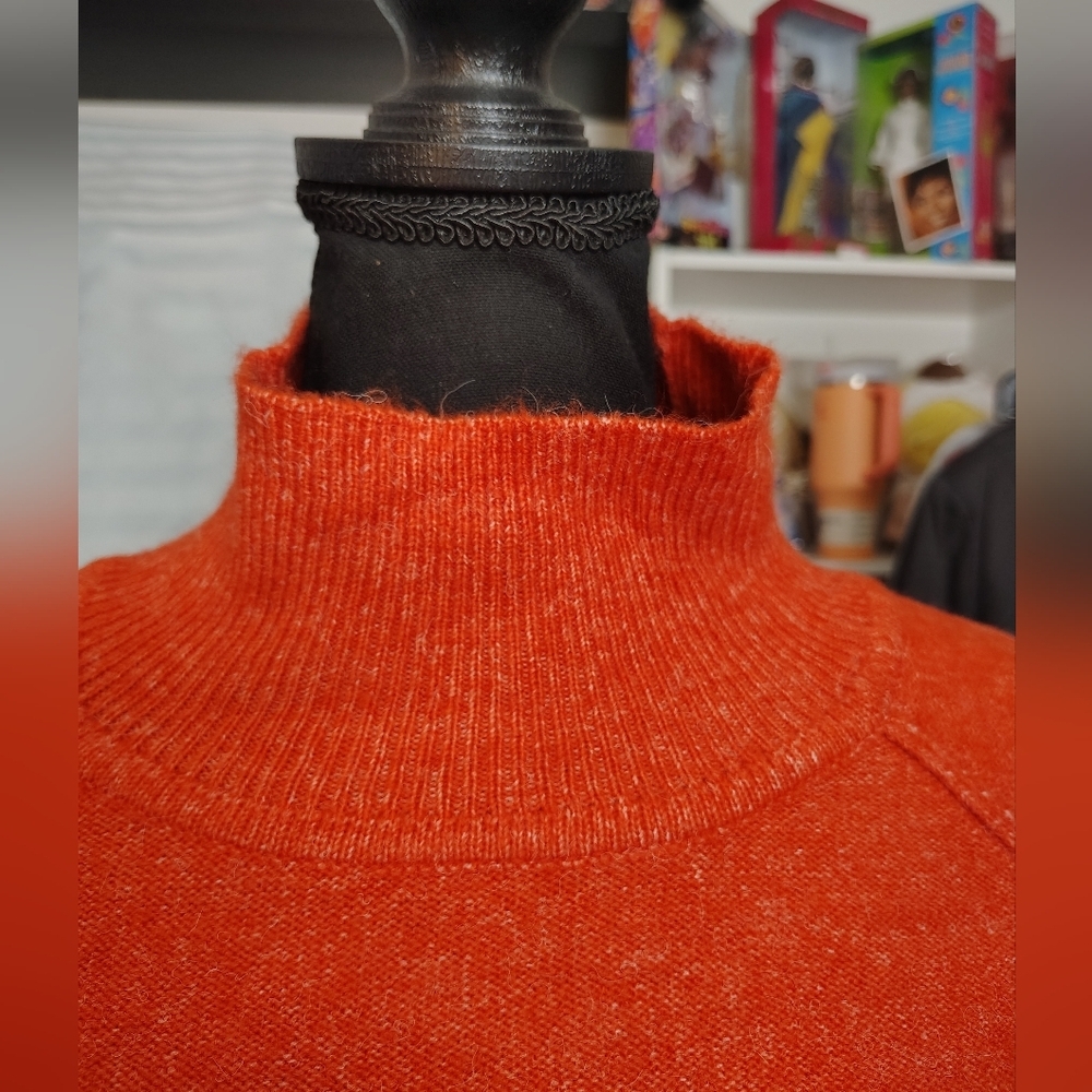 Arizona Jean Co. Outfitter Orange Cropped Sweater XXL - Picture 4 of 8